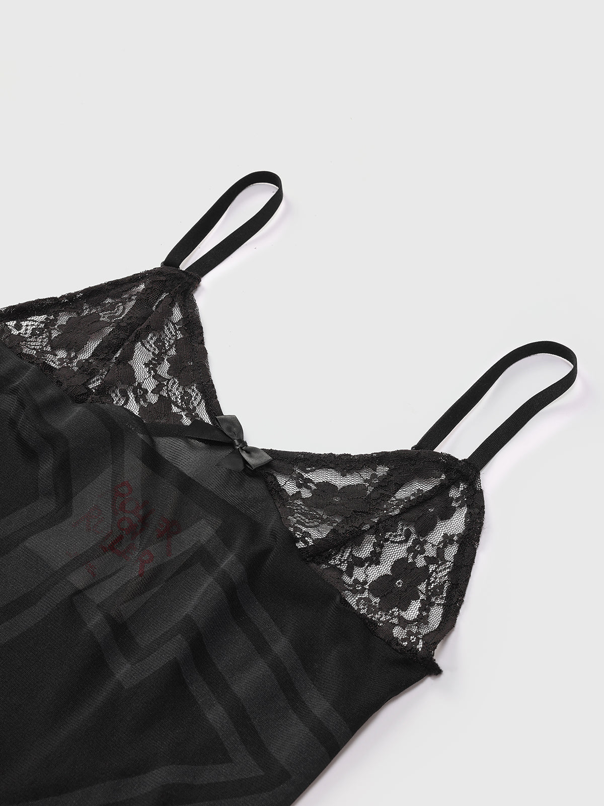 Ghost Score Lace Cami – Ink Black