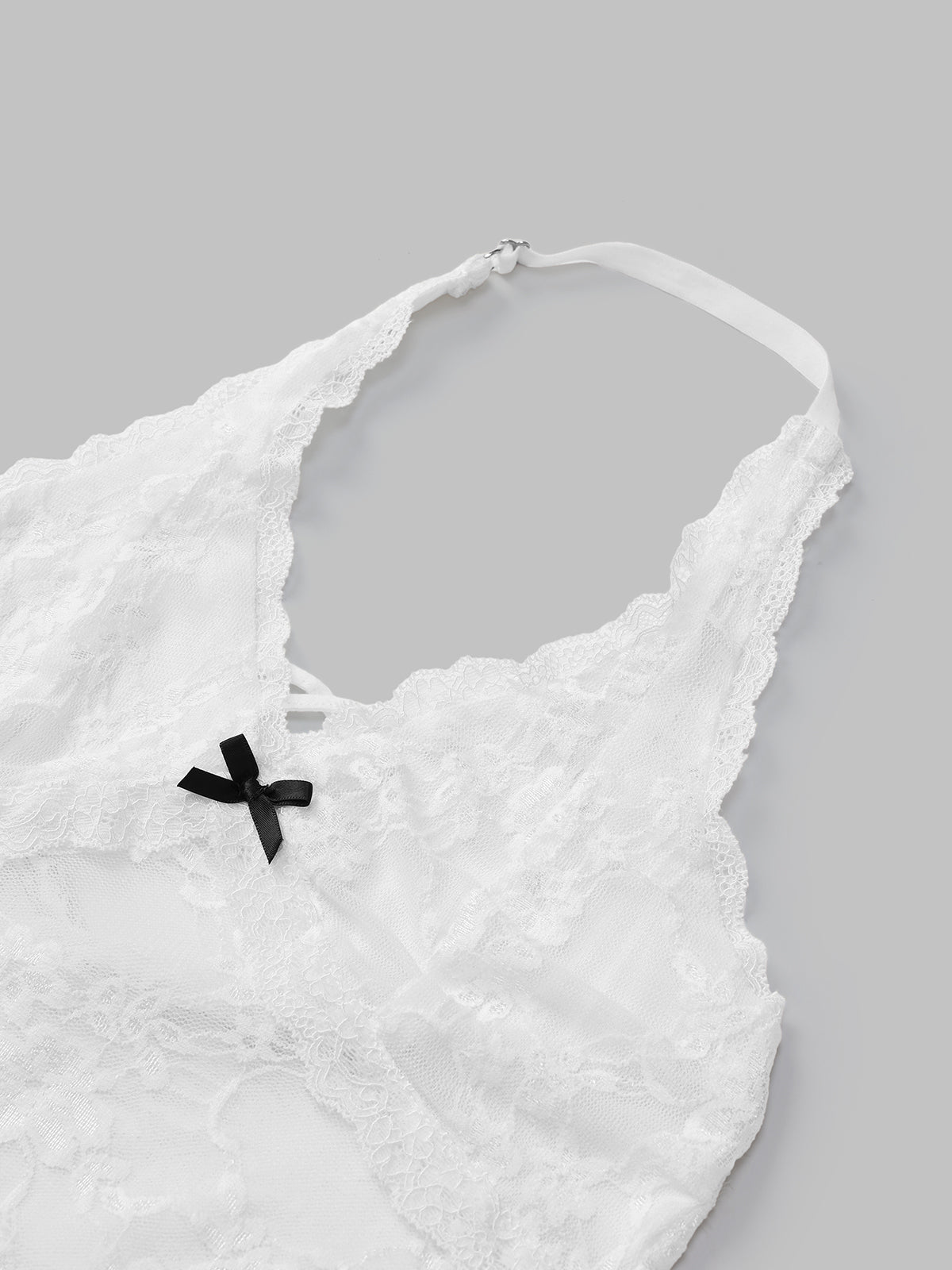 Signal Lost Corset Top – Milk White