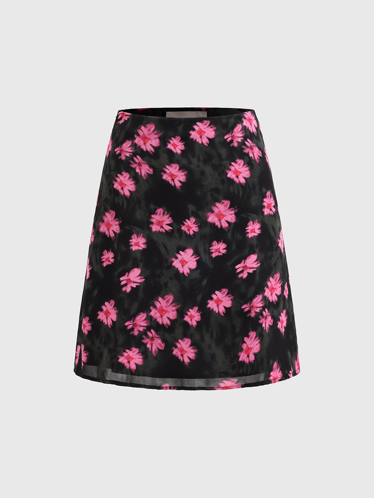 Sunset Floral Twerk Skirt – Bloom Black