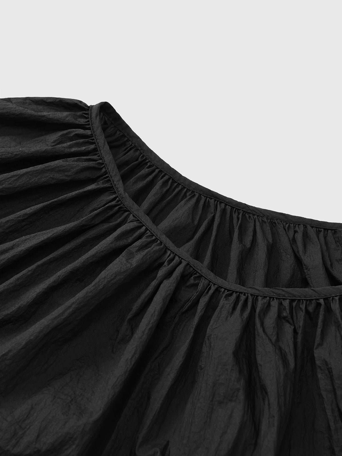 Pullcord Play Windbreaker Jacket – Matte Black