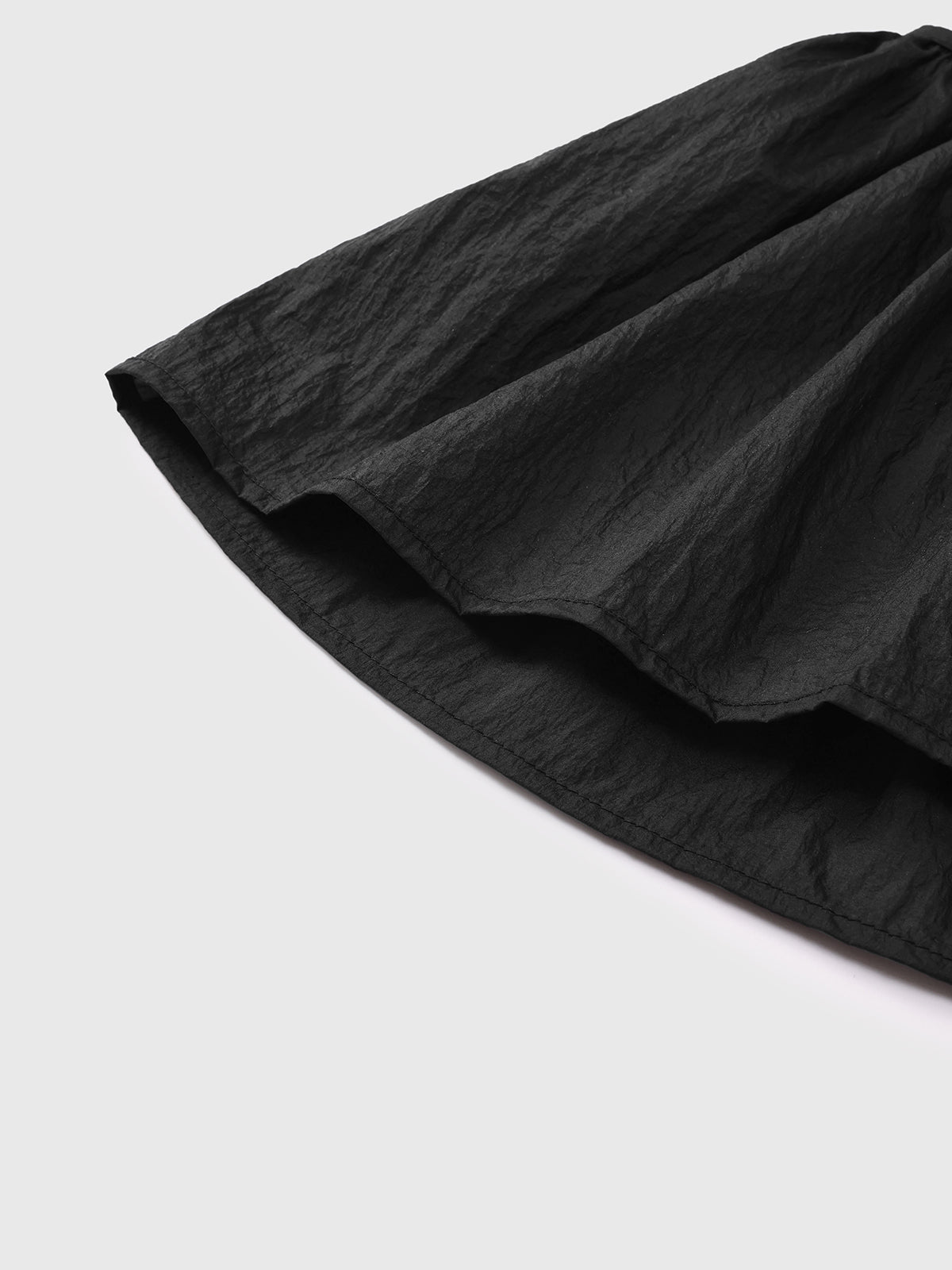 Pullcord Play Windbreaker Jacket – Matte Black