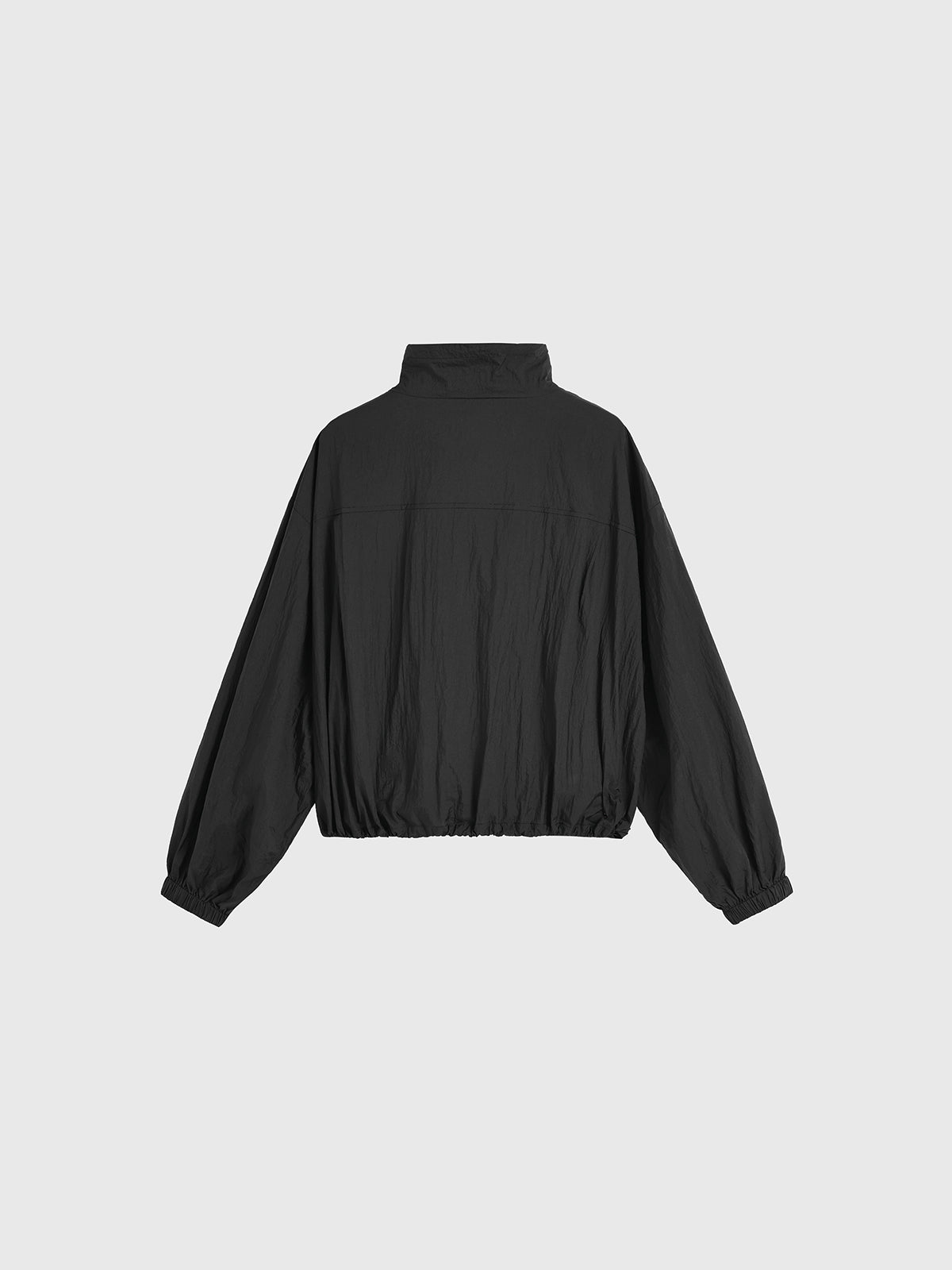 Pullcord Play Windbreaker Jacket – Matte Black