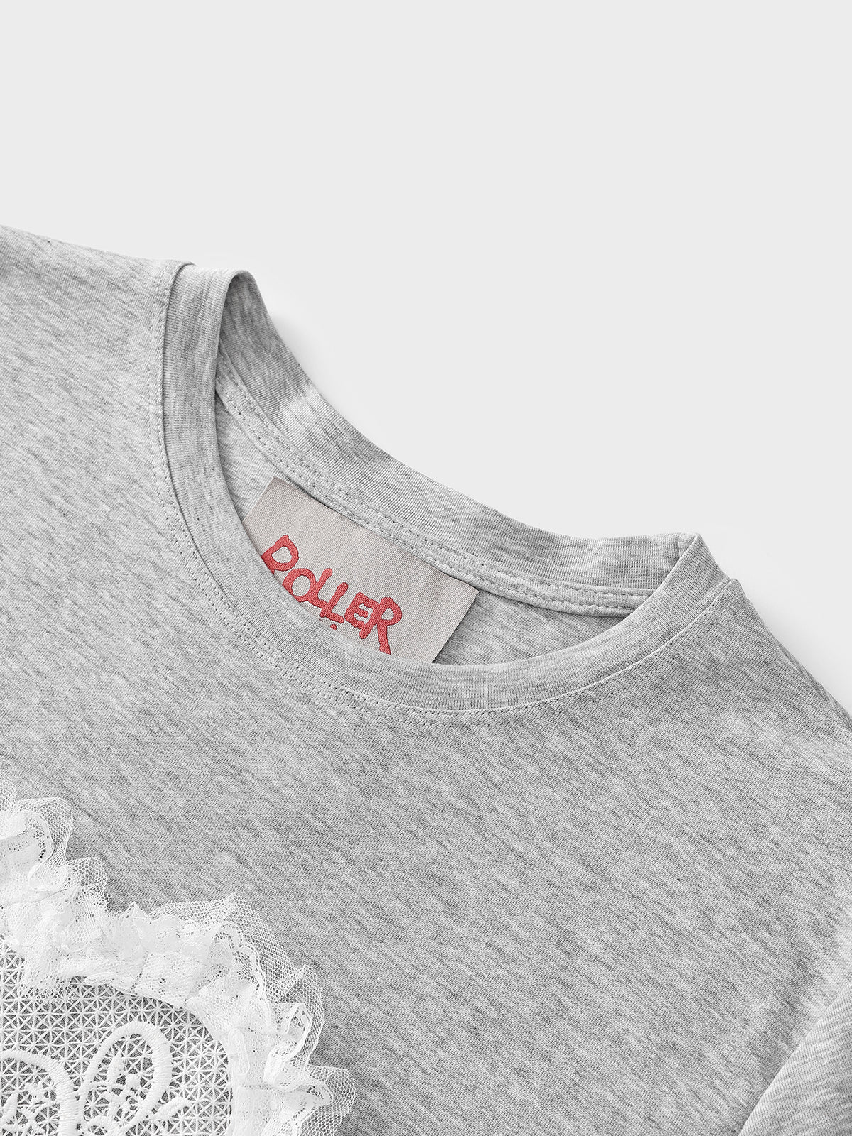 Heartline Static Tee - Heather Gray