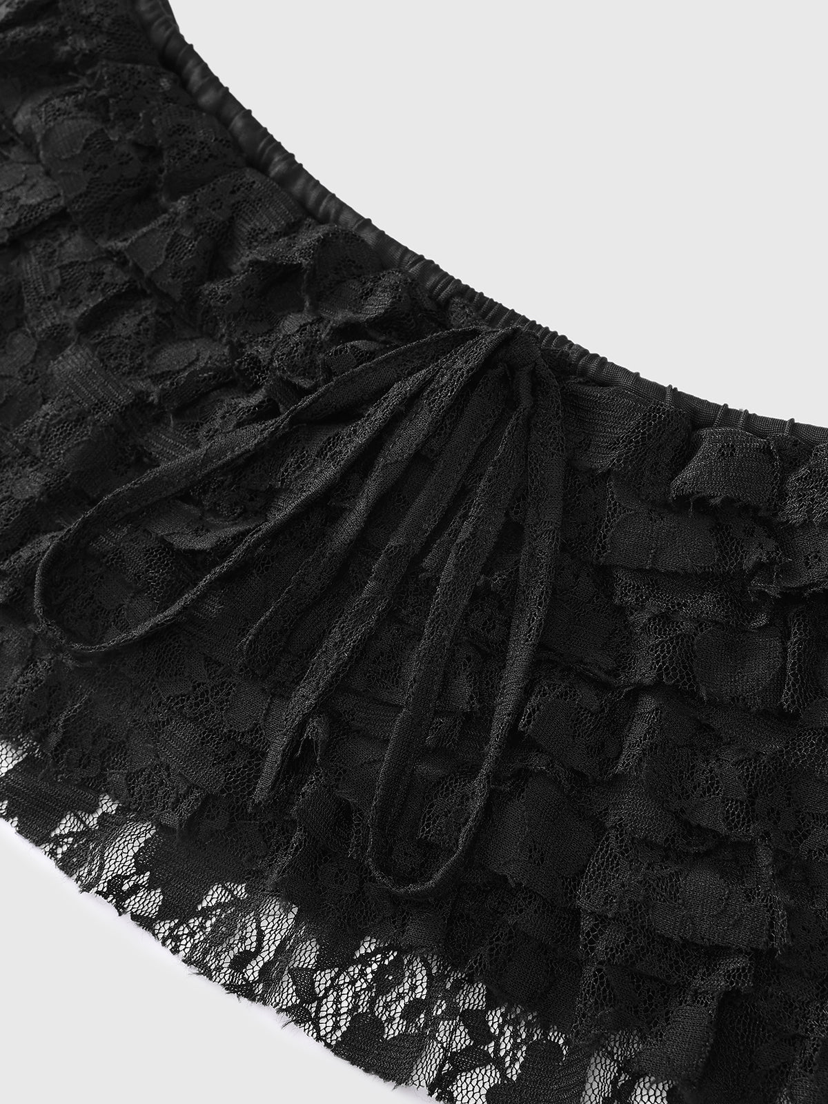 Skirt But Not Really Waistband – Lace Black