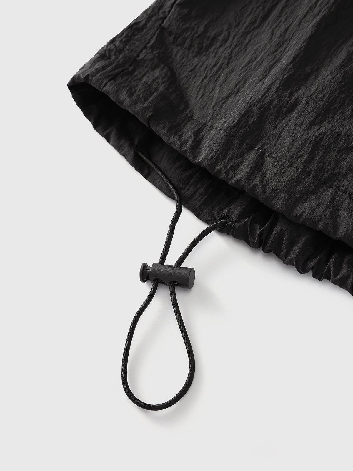 Pullcord Play Windbreaker Jacket – Matte Black