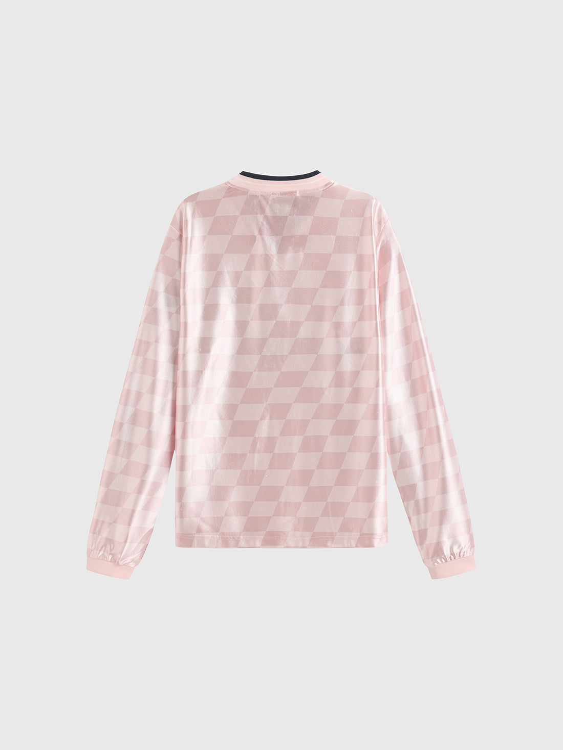 Touchdown Check Jersey Sweatshirt – Blush Blitz