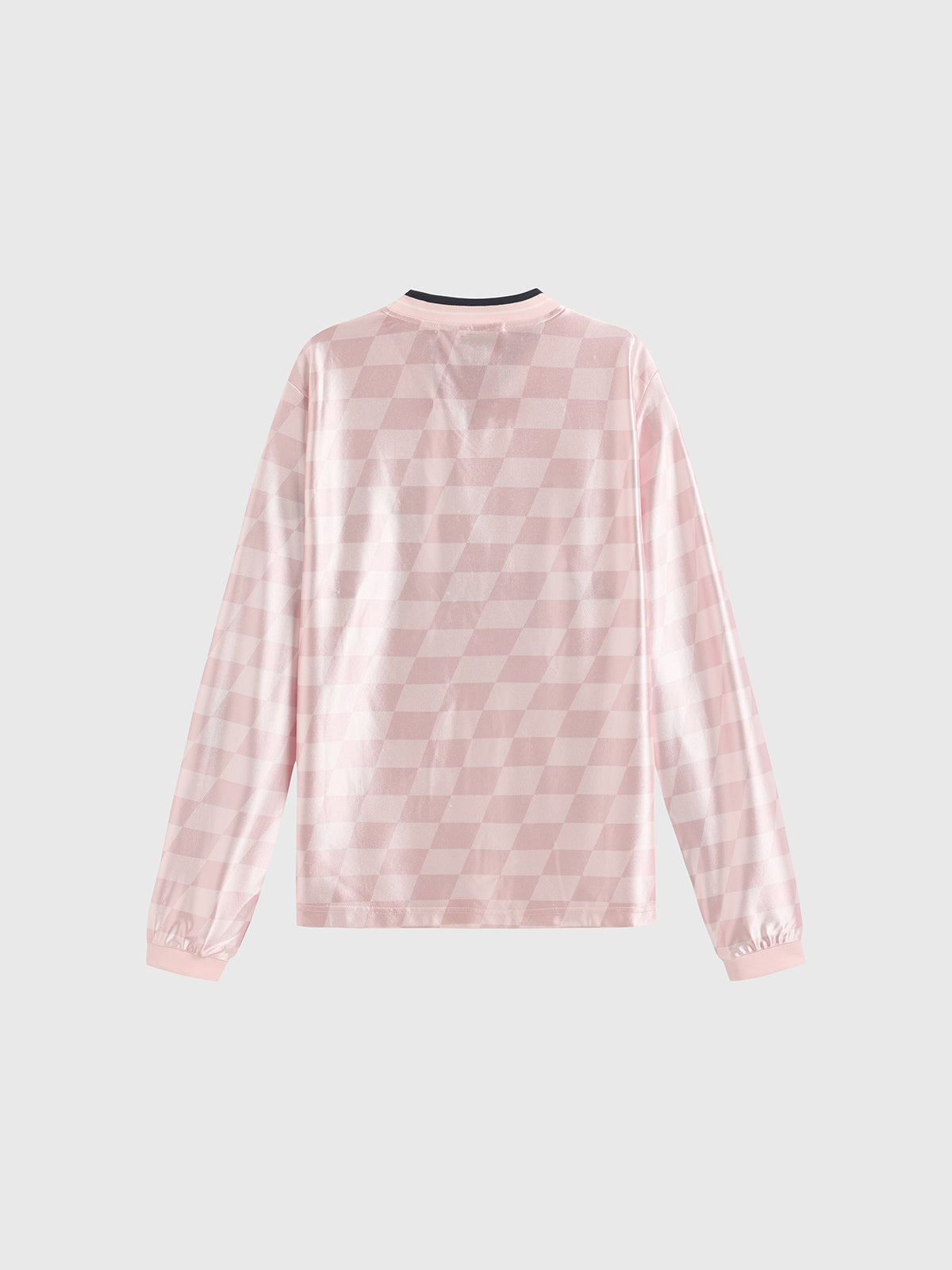 Touchdown Check Jersey Sweatshirt – Blush Blitz
