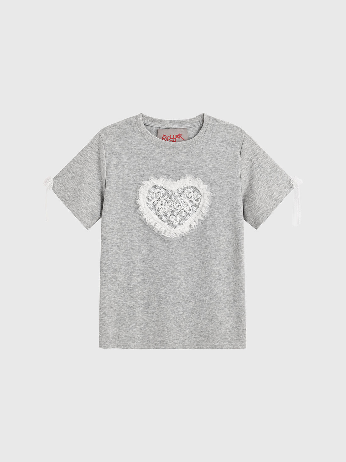 Heartline Static Tee - Heather Gray