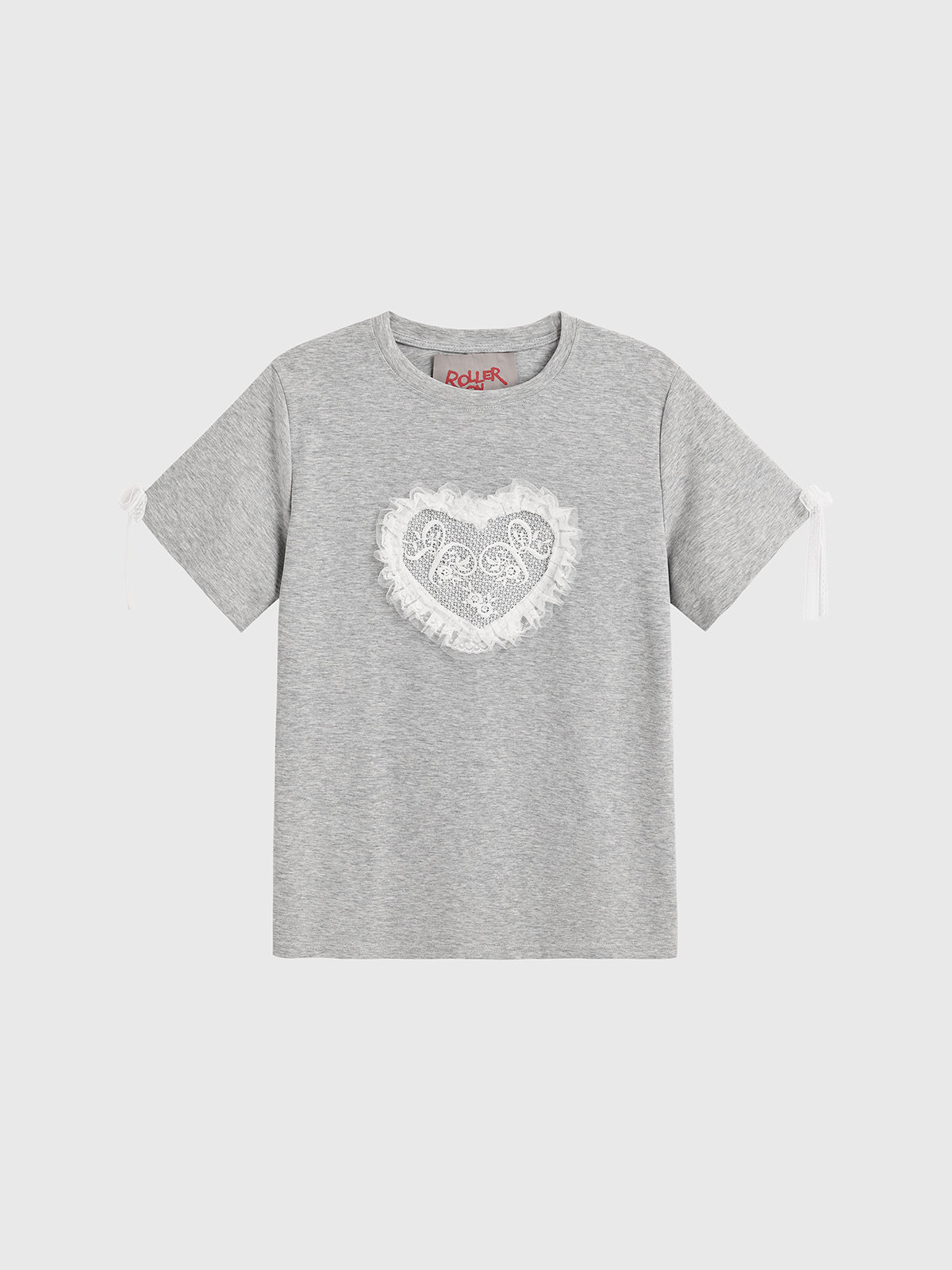 Heartline Static Tee - Heather Gray