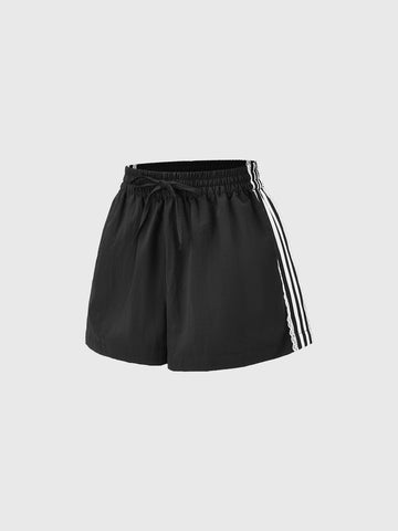 Laced Dash Line Set Shorts – Midnight Court