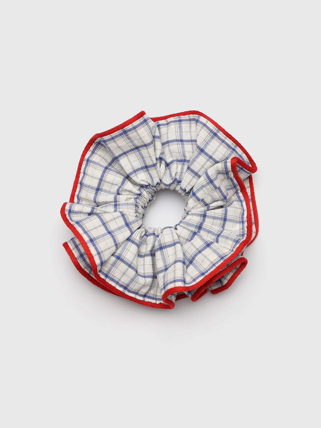 Snack Break Hair Band - Plaid Red
