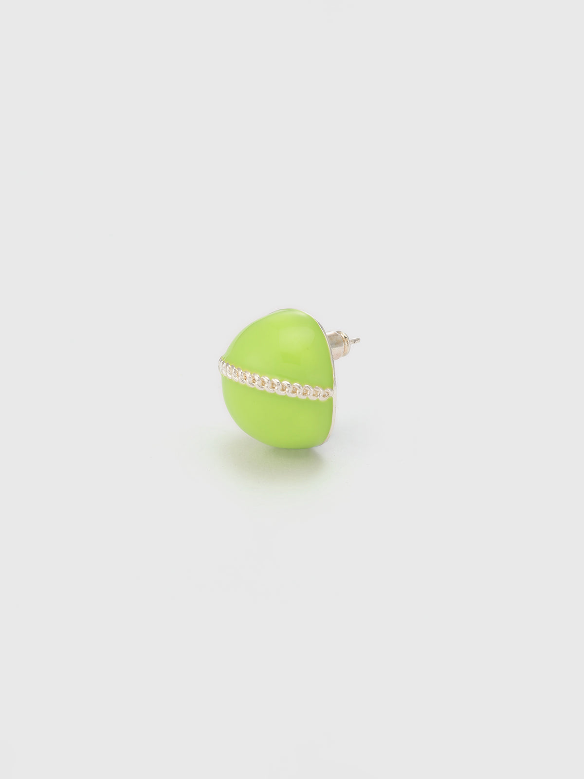 Court Pop Earrings - Neon Green