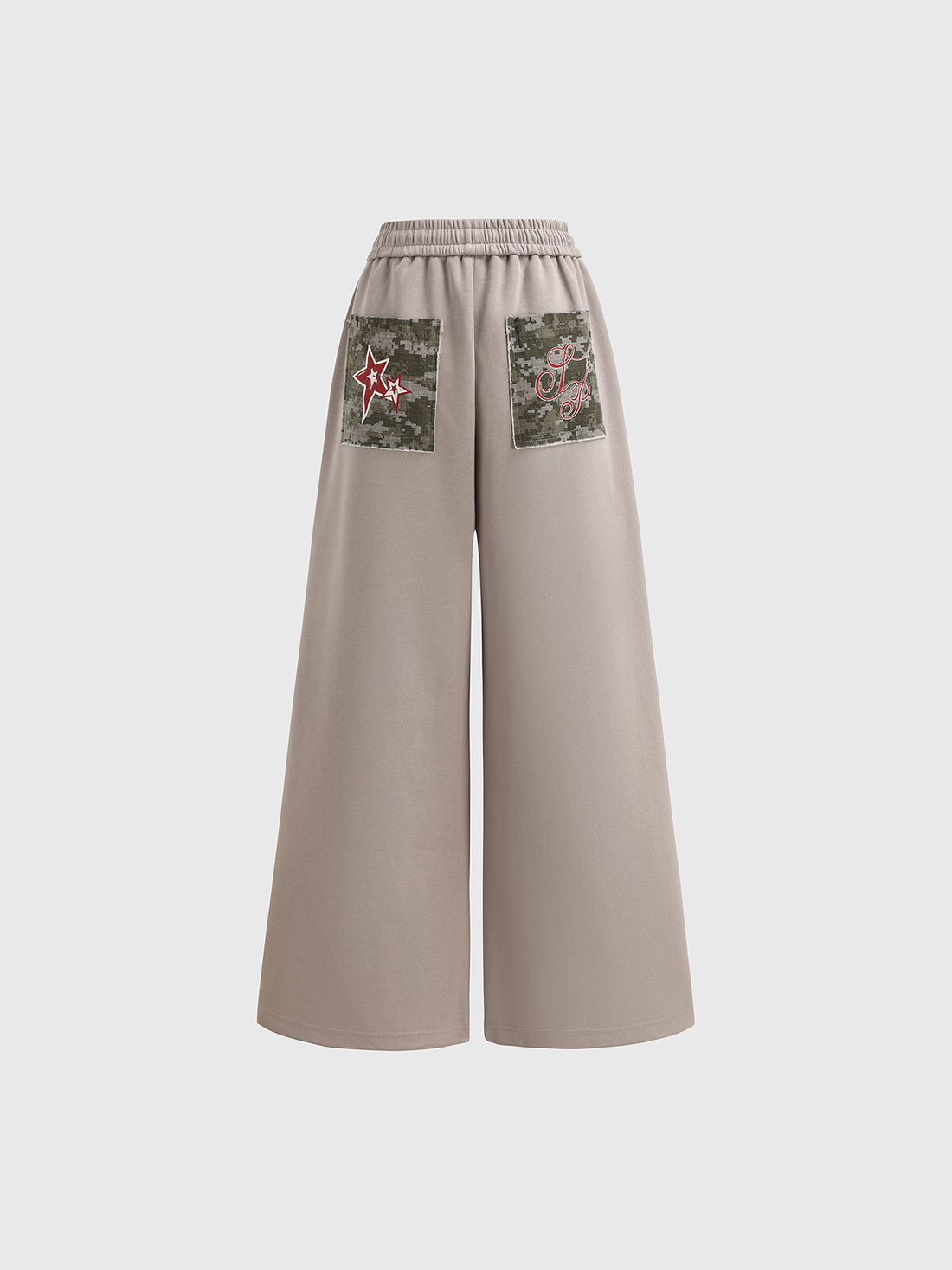 Camo Star Pants – Beige Contrast