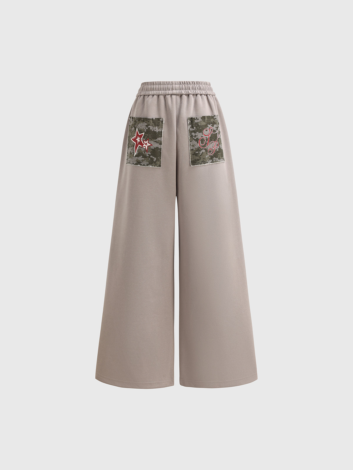 Camo Star Pants – Beige Contrast
