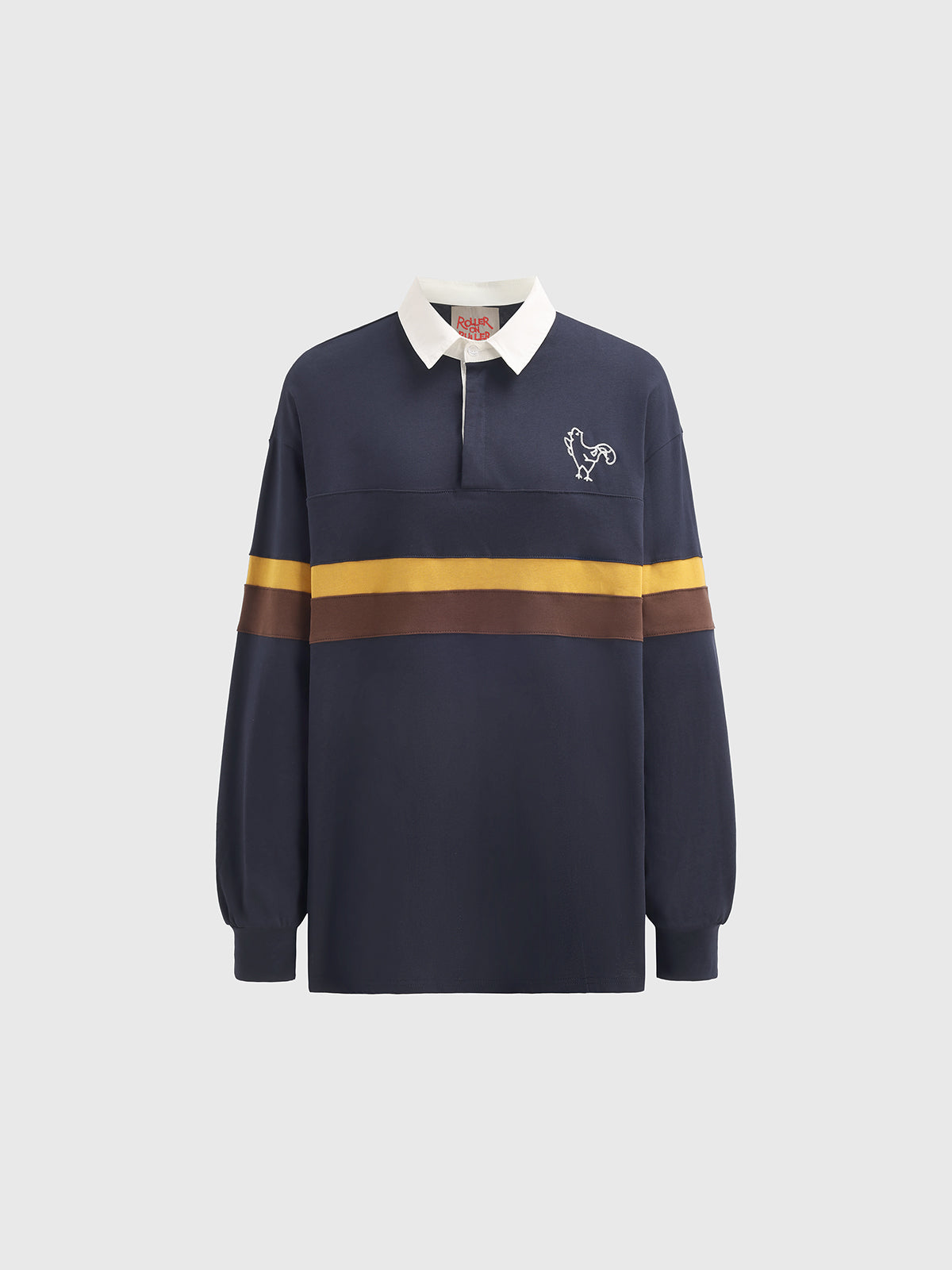 Varsity Rugby Shirt - Navy Yellow