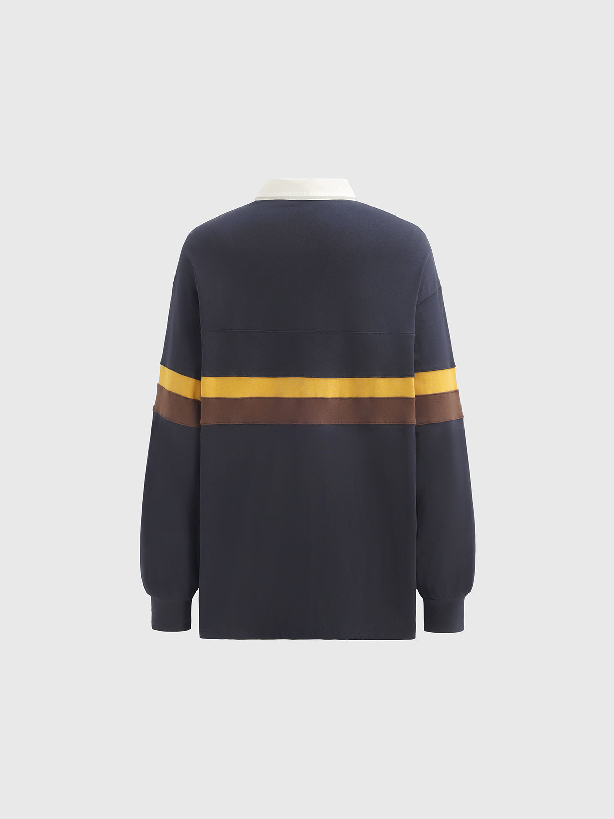 Varsity Rugby Shirt - Navy Yellow
