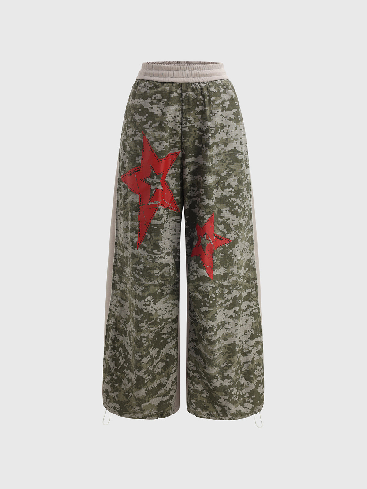 Camo Star Pants – Beige Contrast