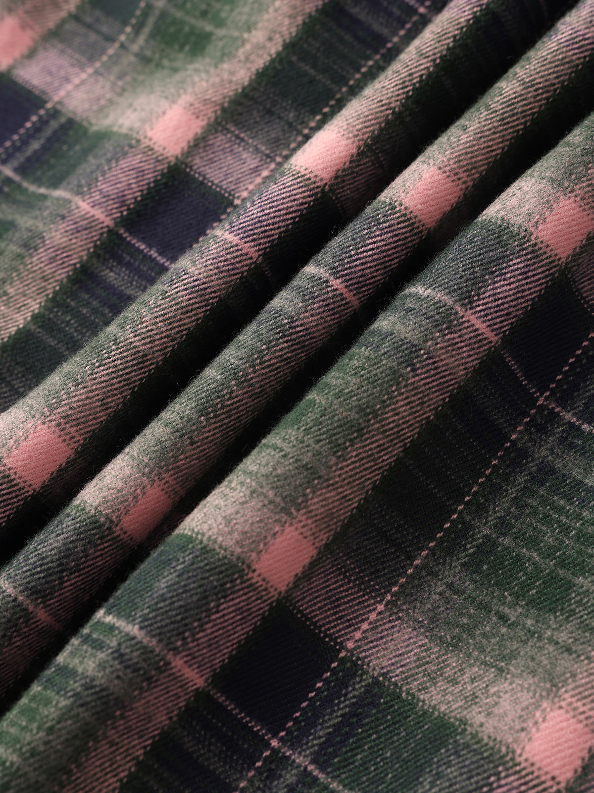 Plaid Ease Pants - Green Pink