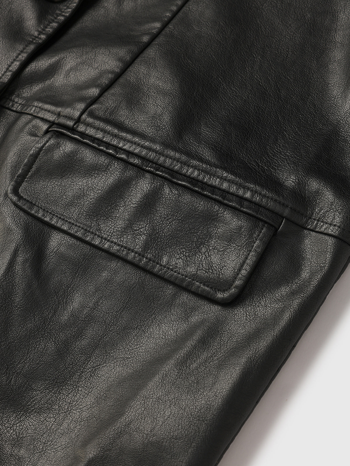 Leather Blazer – All Black