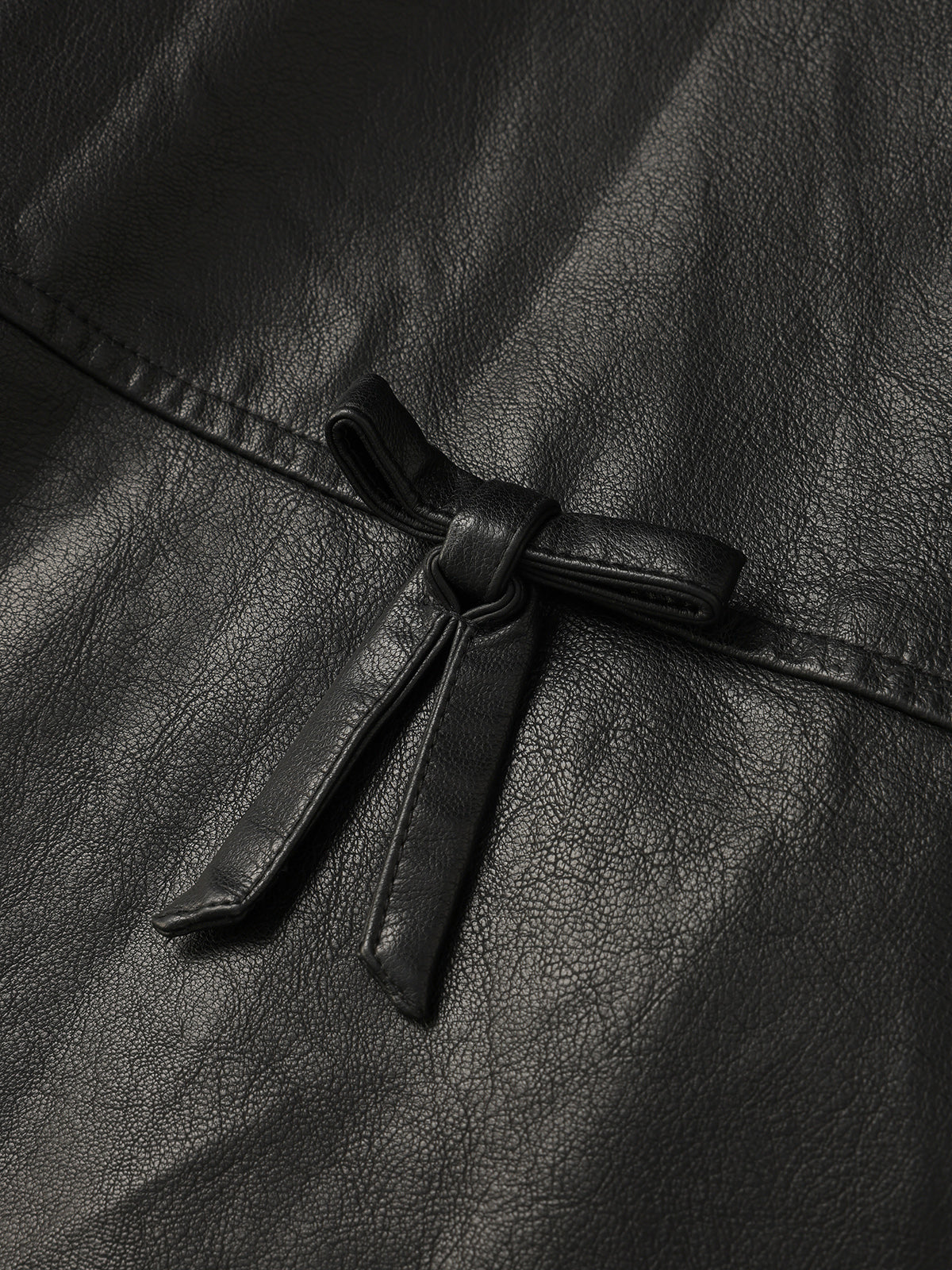 Leather Blazer – All Black