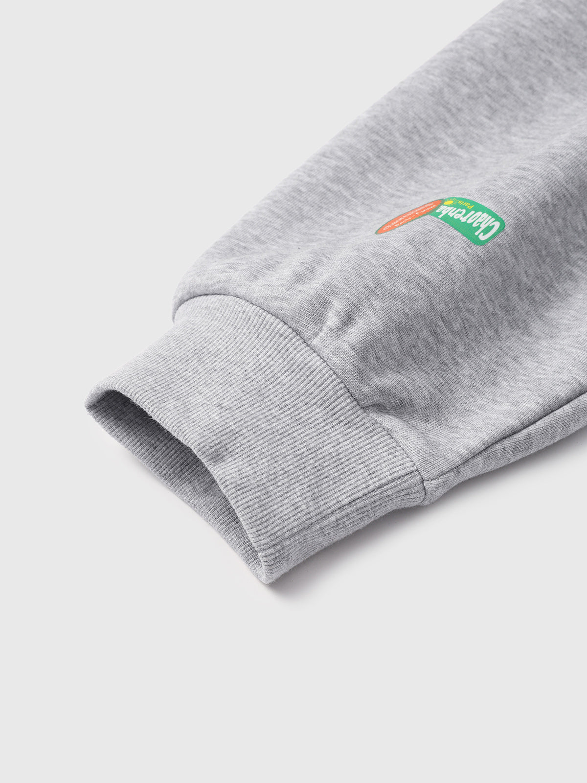 Doodle Zip Hoodie - Cloud Grey