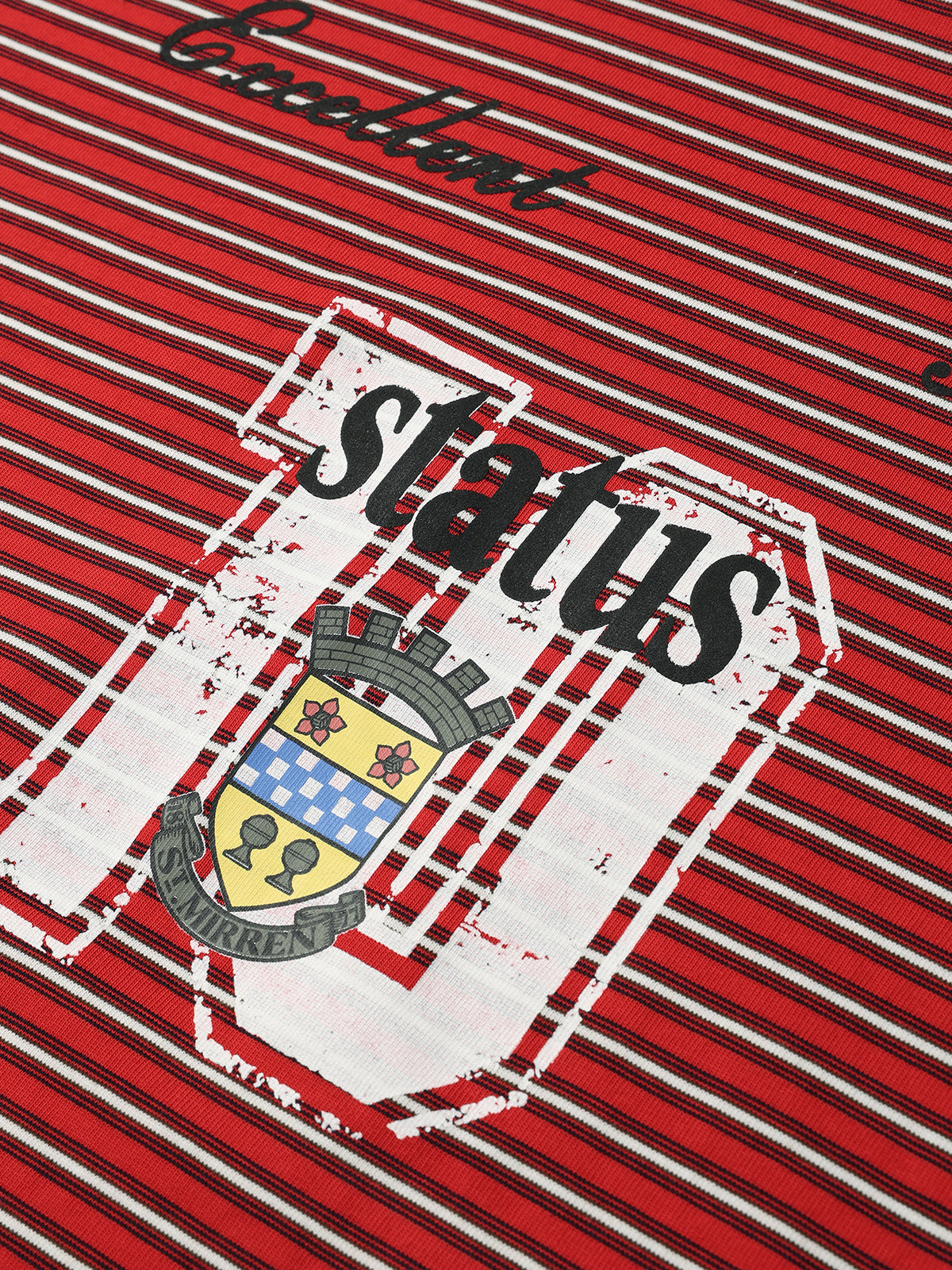 Banner Line Sweatshirt - Red Multi