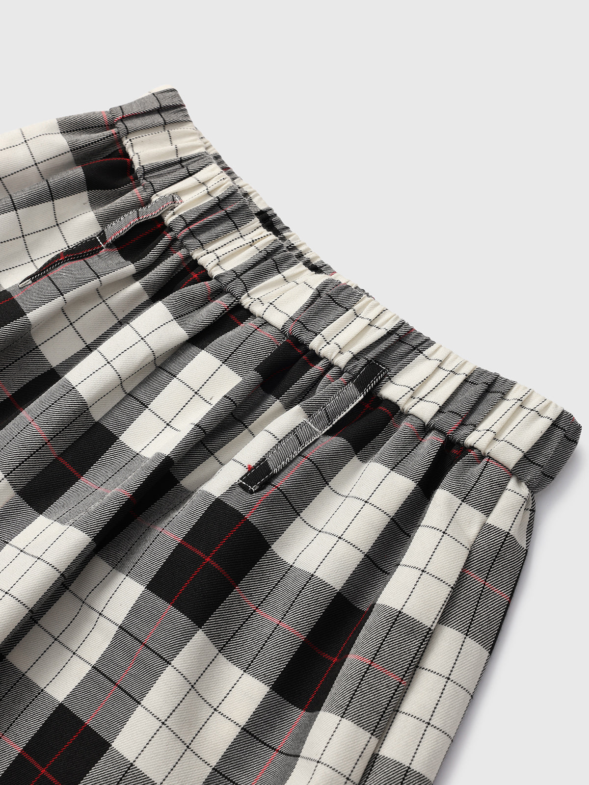Gridwalk Wide Pants - Black White