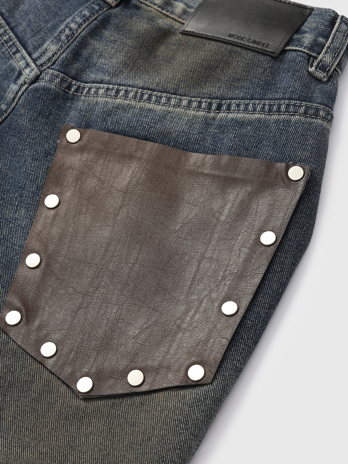 Backbeat Denim Pants - Indigo Brown