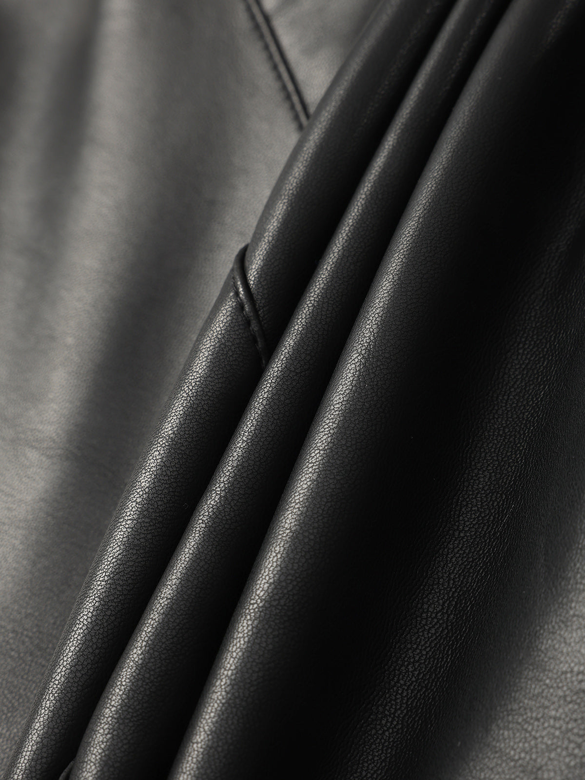 Lockstep Leather Shorts - Black Ink
