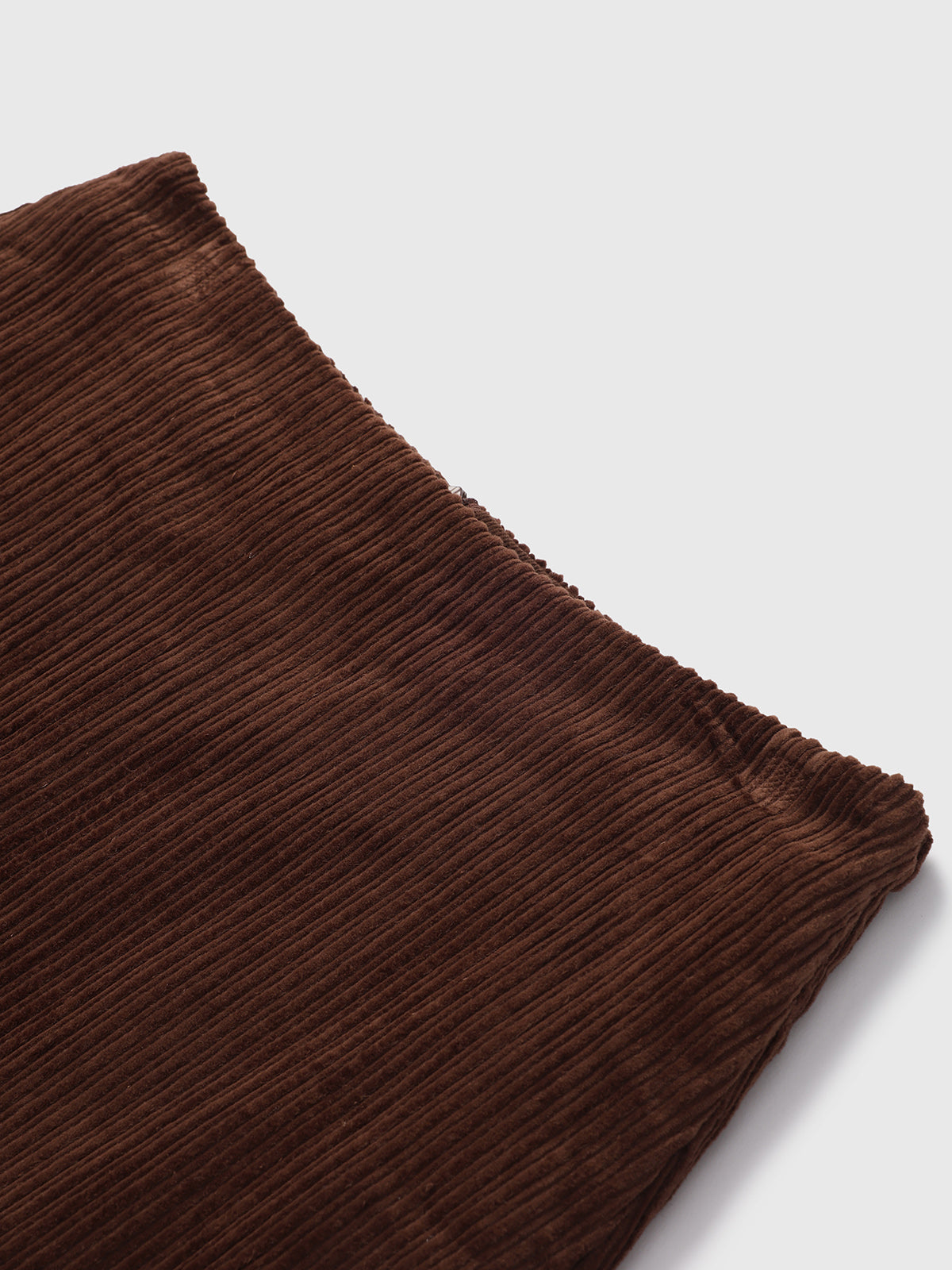 Velvet Trace Skirt – Cocoa Brown