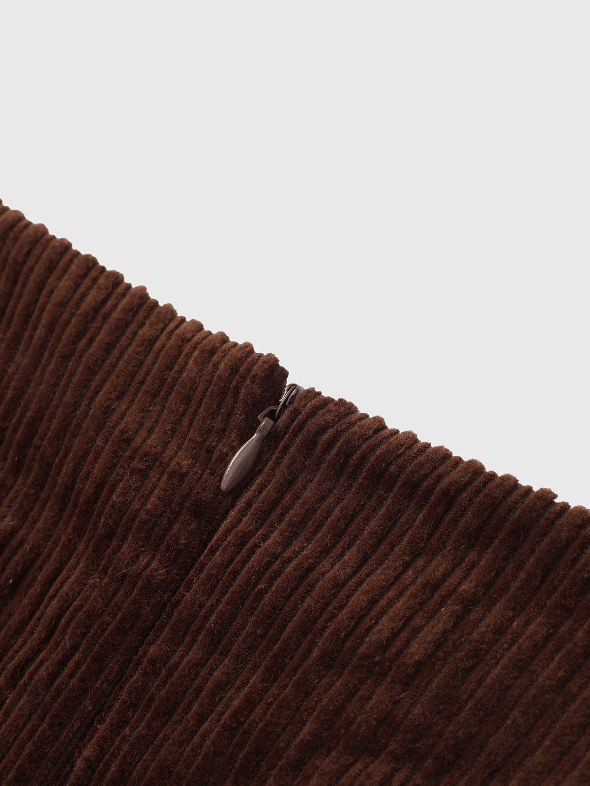 Velvet Trace Skirt – Cocoa Brown