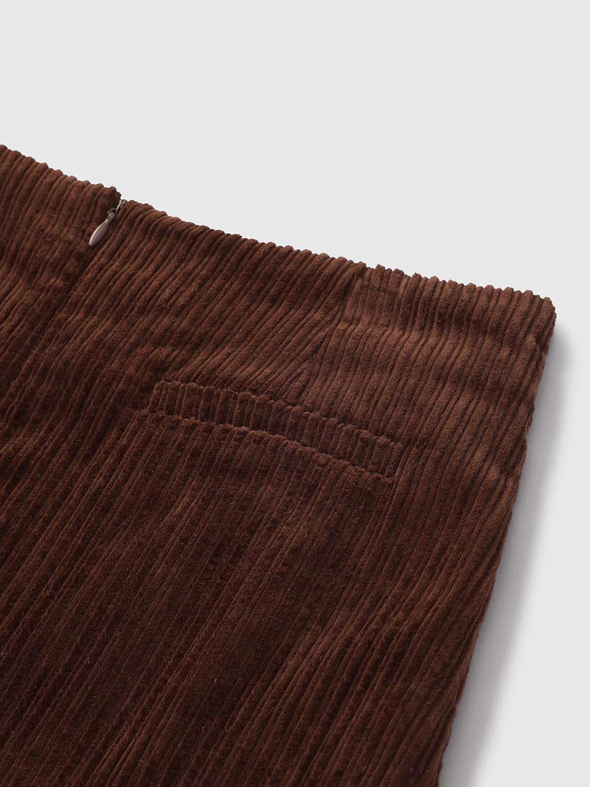 Velvet Trace Skirt – Cocoa Brown