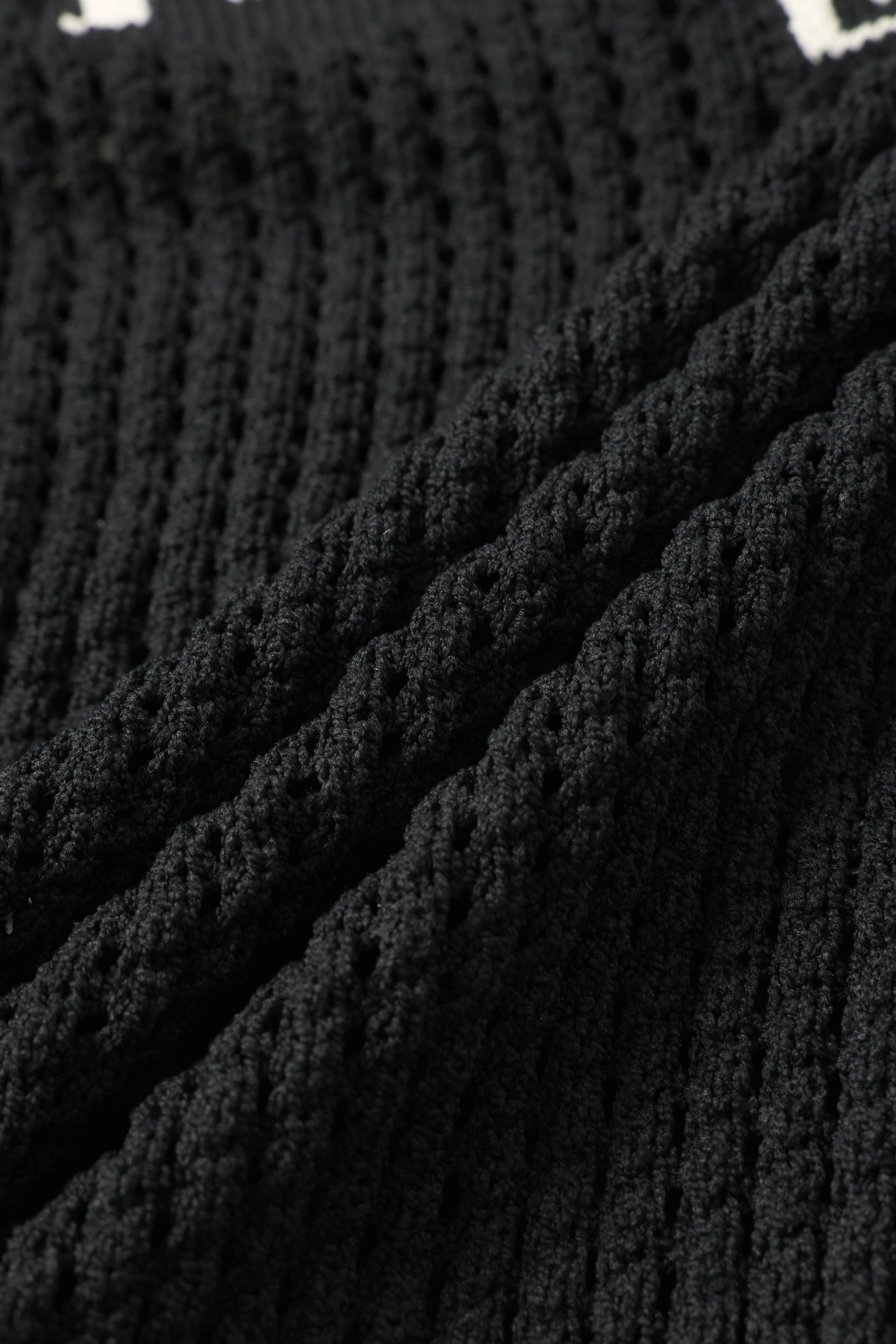 Mesh Varsity Zip Jacket – Bold Black