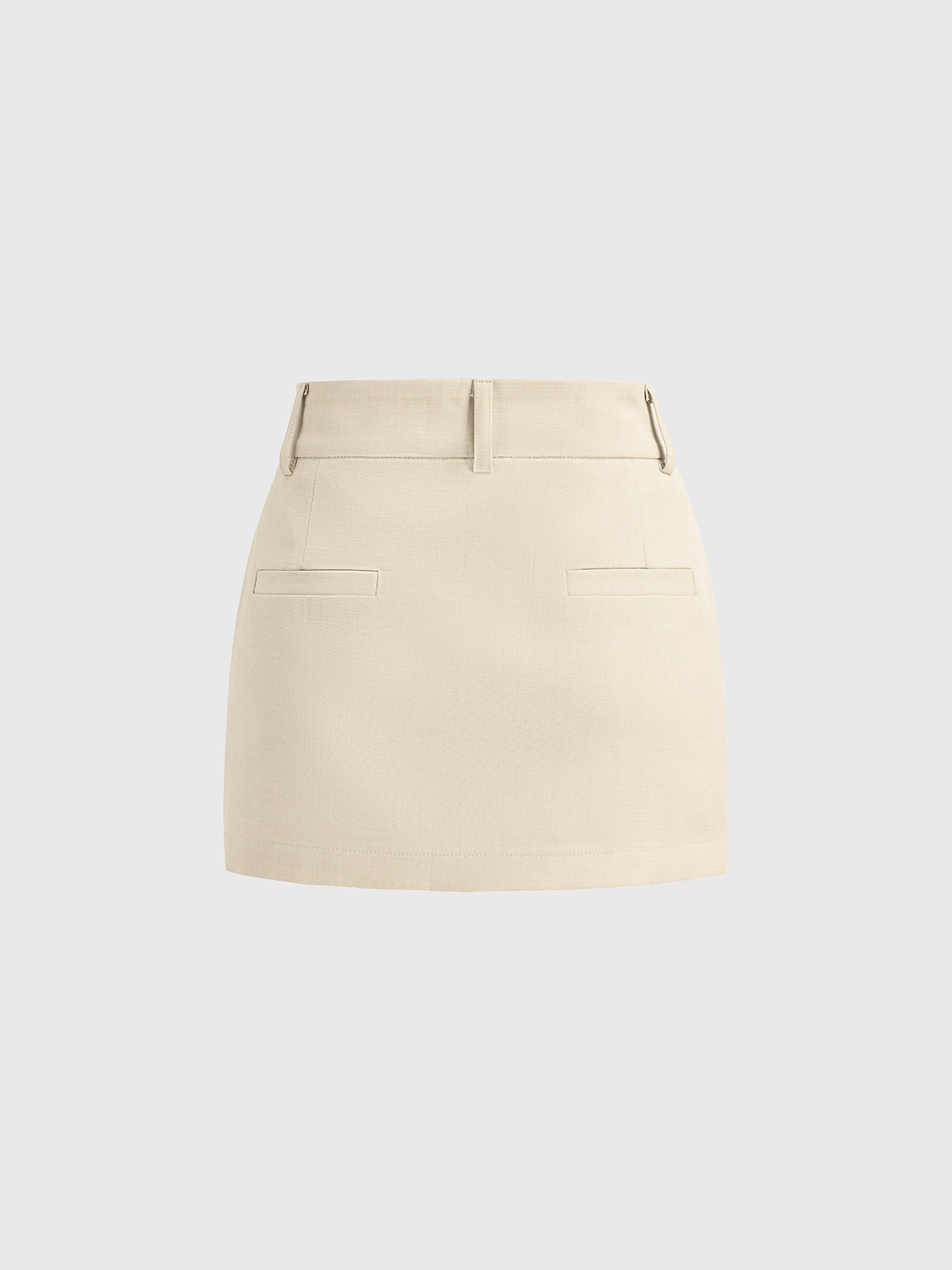 Shortlist Mini Skirt - Crisp Beige
