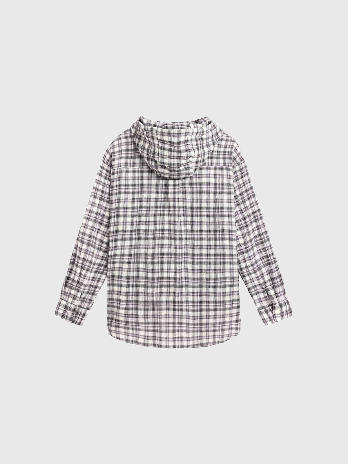 Cafeteria Check Shirt - White Purple
