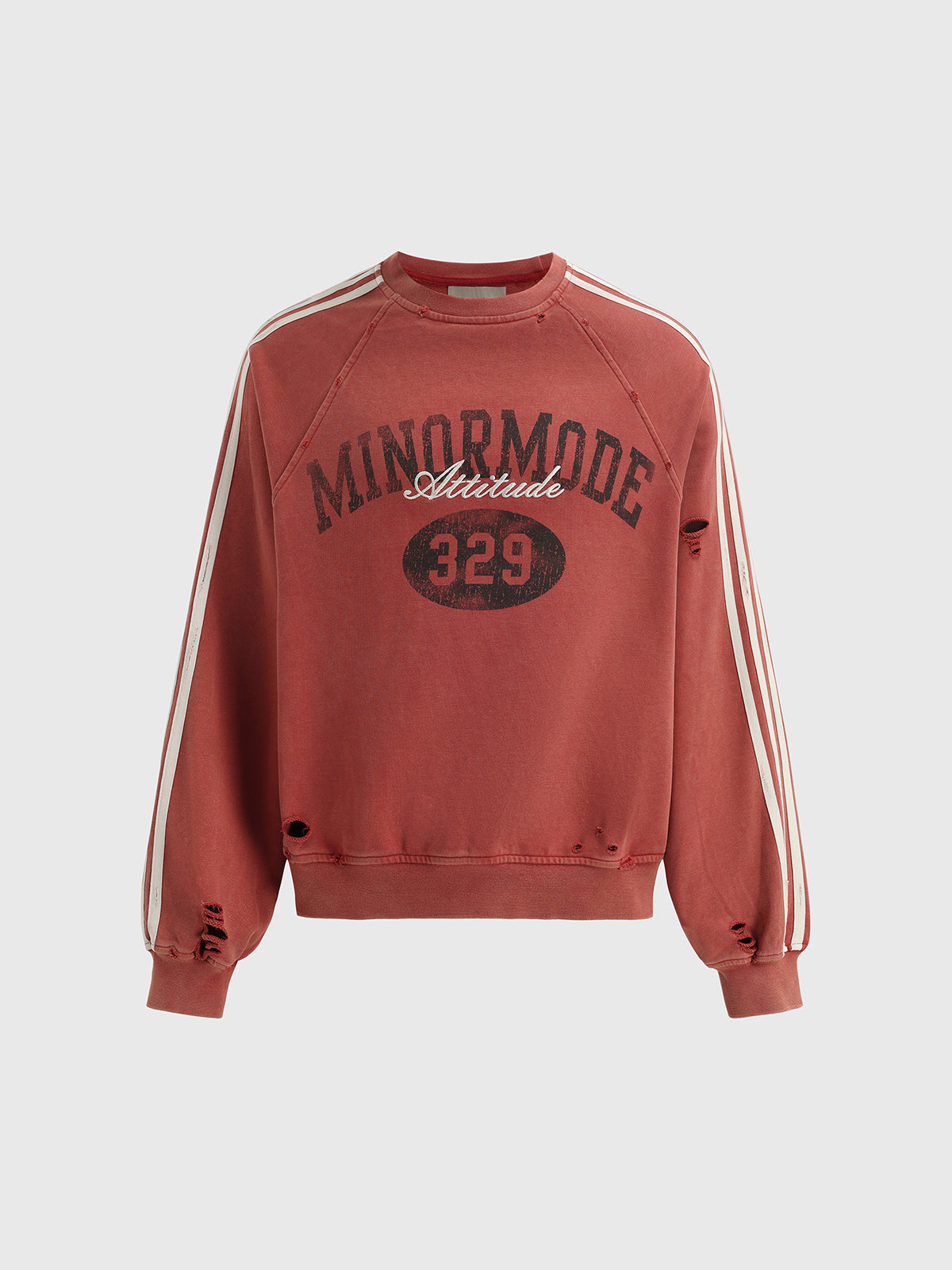 Roster Crew Sweatshirt - Rust Red