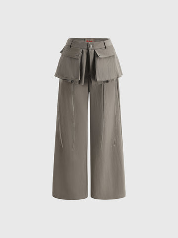 My Outstanding Pockets Cargo Pants - Grey Stone