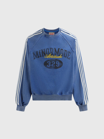 Roster Crew Sweatshirt - Blue White