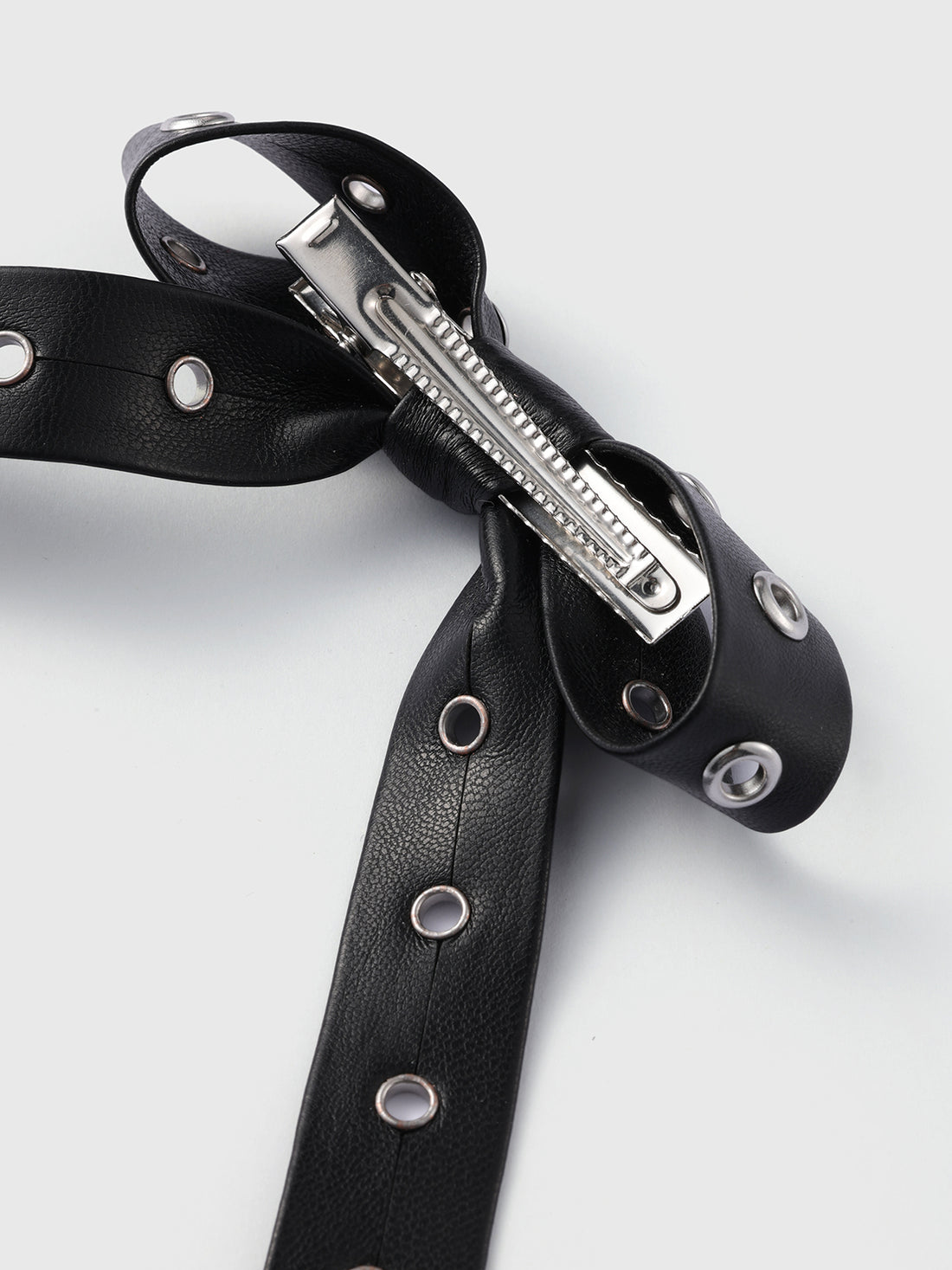 Tie Me First Hair Clip – Black Silver