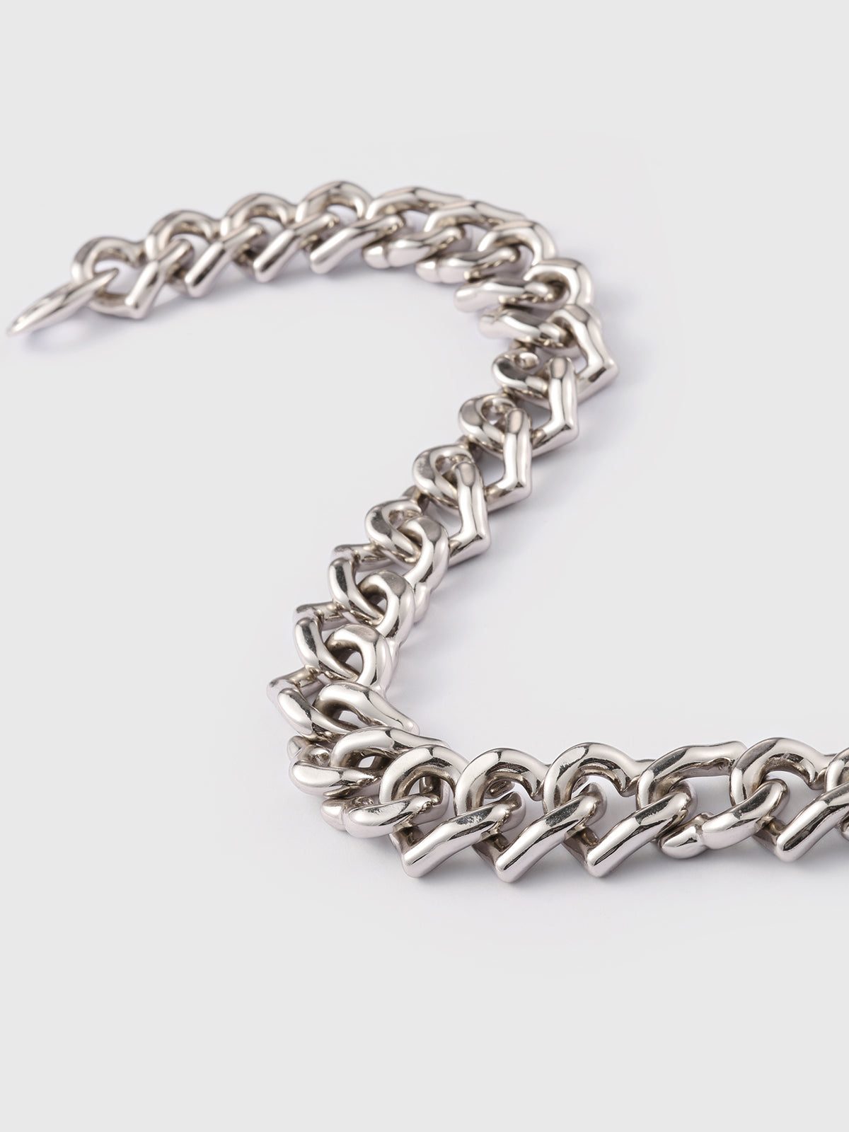 Watch Your Distance Necklace – Silver Heart