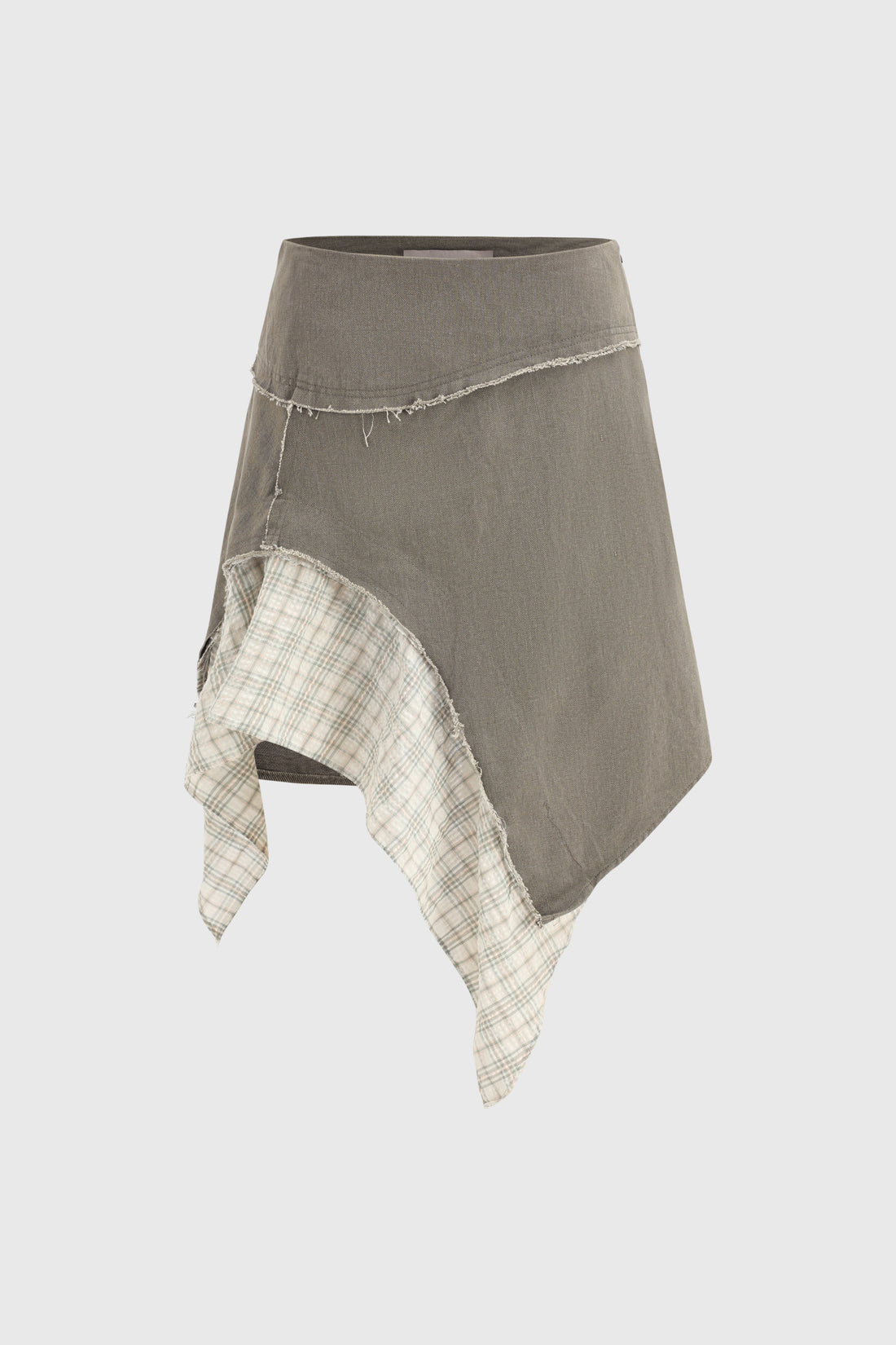 Mismatch Drift Skirt - Oat Olive