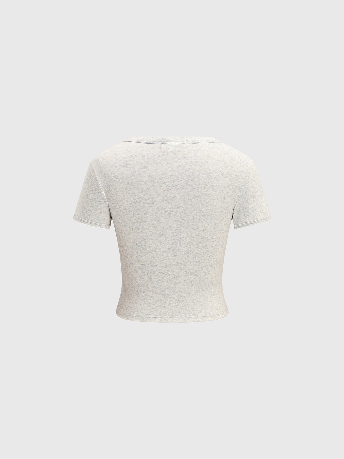Thread Drop Tee – Mist Heather