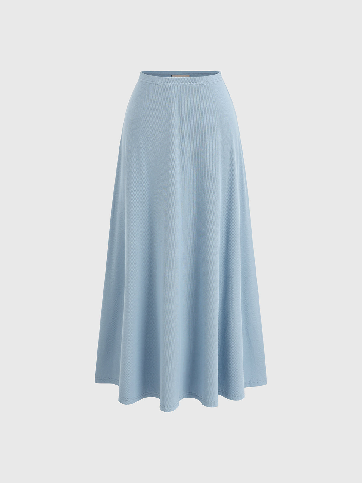 Loop Day Ripple Knit Skirt – Baby Blue
