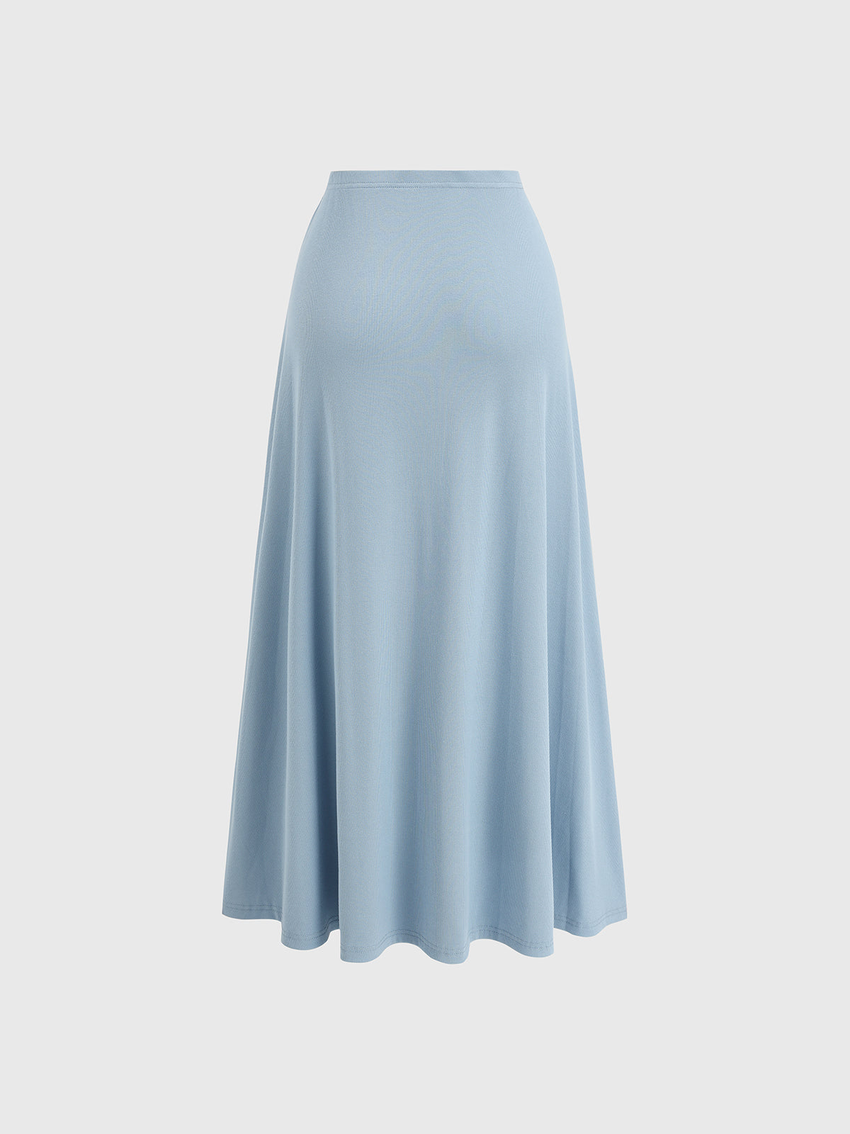 Loop Day Ripple Knit Skirt – Baby Blue