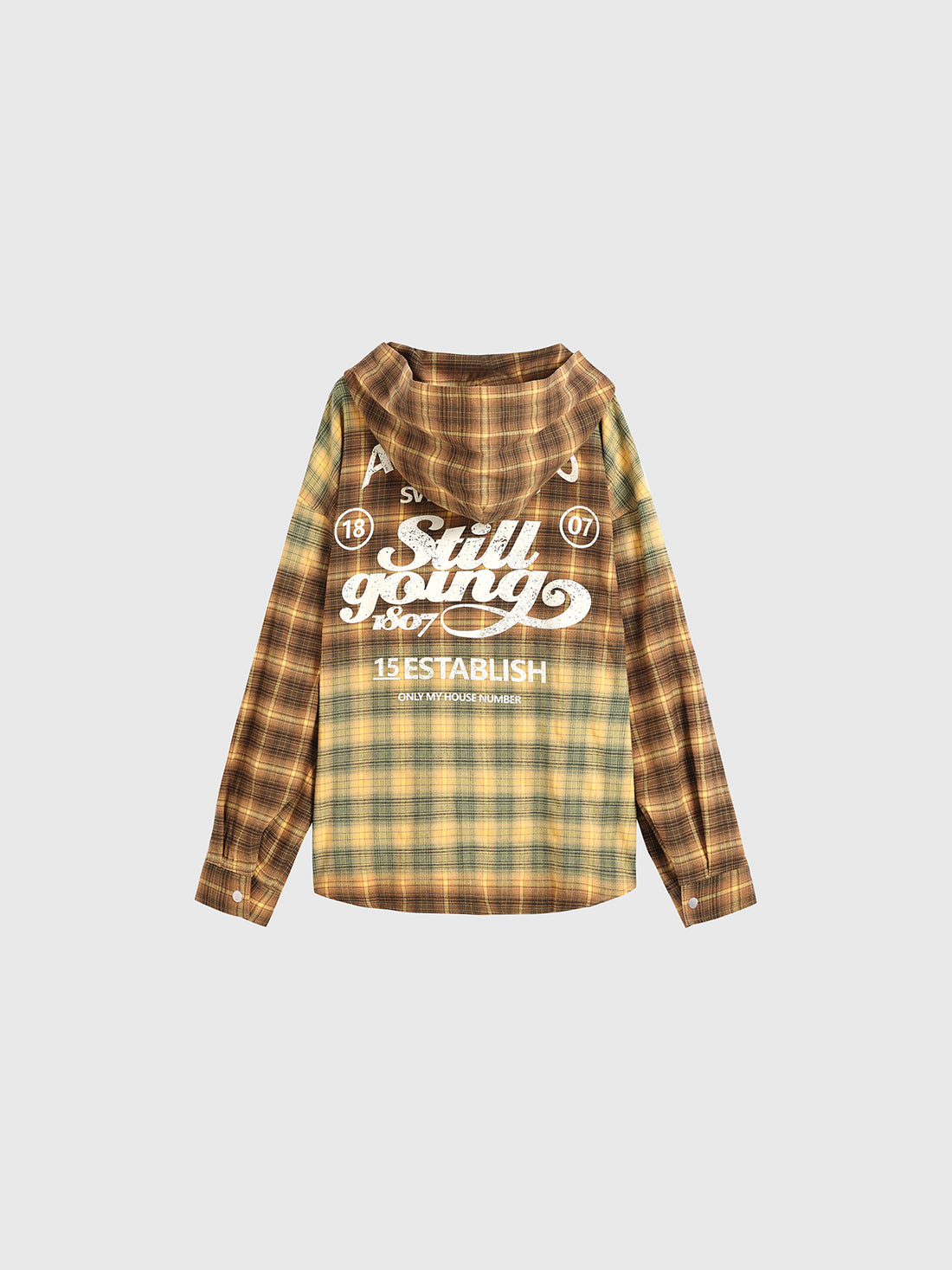 Campus Crust Hooded Shirt – Mustard Maple