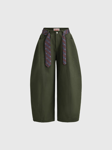 Low Battery Chic” Pants – Forest Green