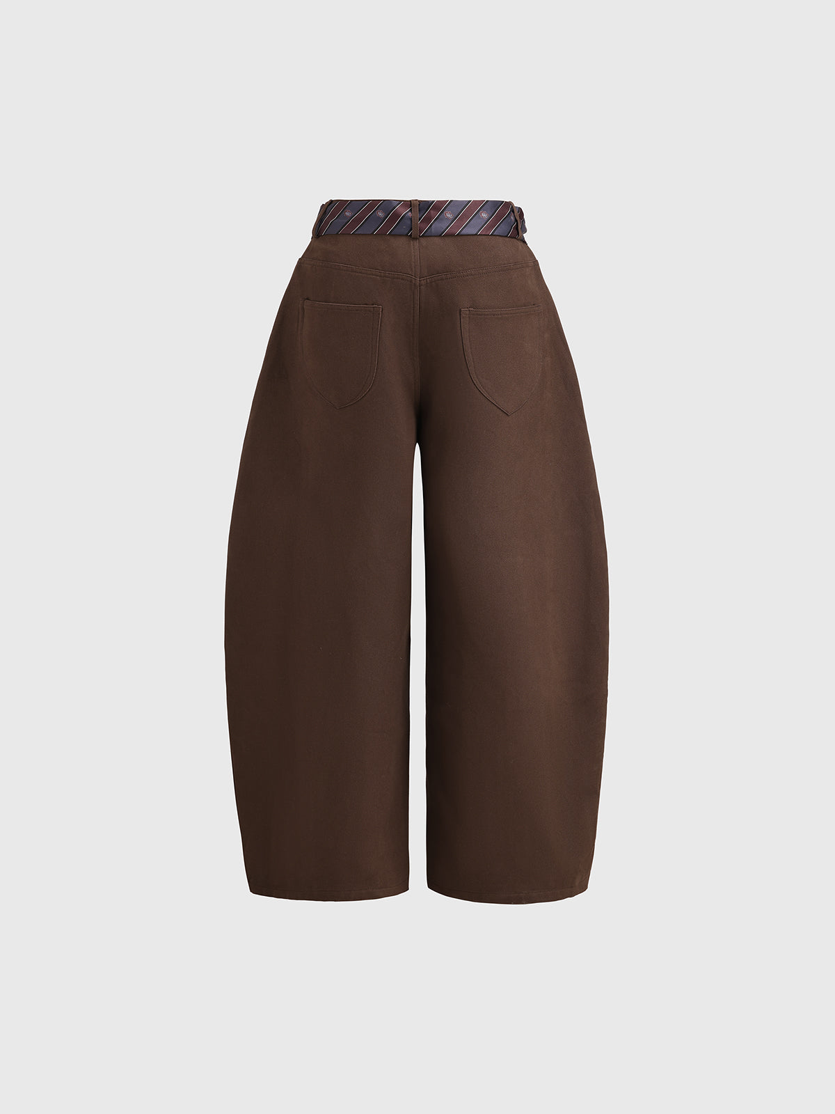 Low Battery Chic” Pants – Espresso Brown