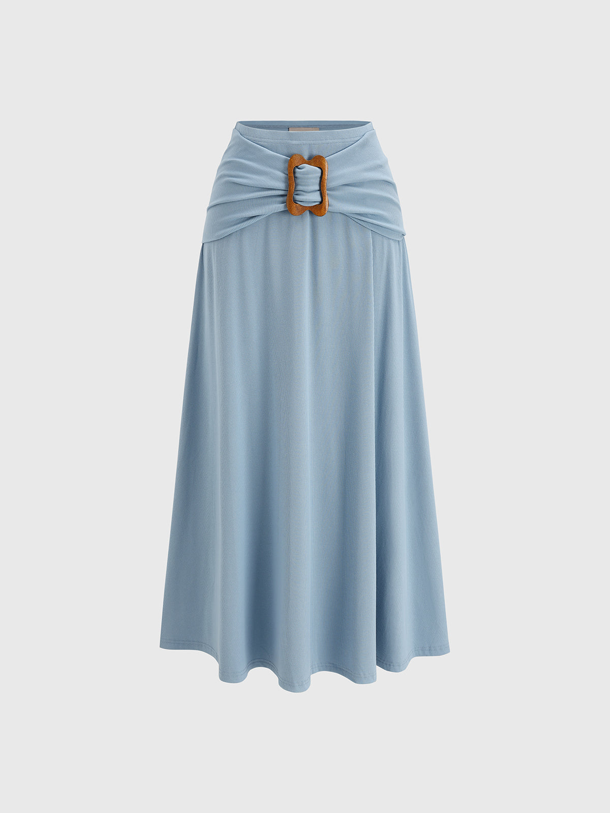 Loop Day Ripple Knit Skirt – Baby Blue