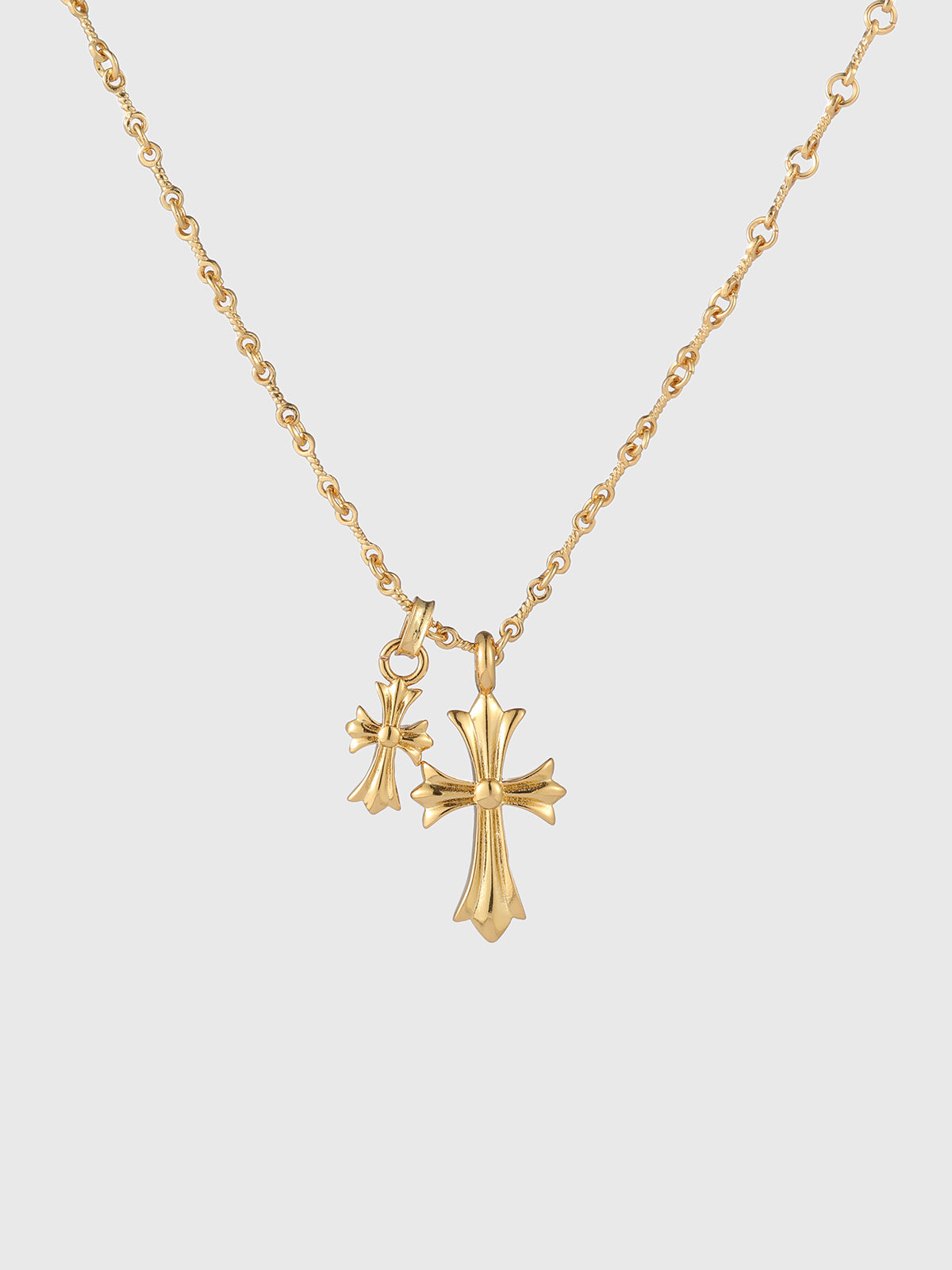 Wish Later Necklace – Gold Cross