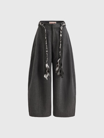 Polite Trouble Pants – Charcoal Grey